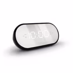 Metronic 477037, Réveil numérique, Noir, Miroir, Boutons, Batterie, AAA LR3, 1,5 V