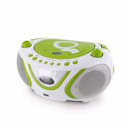 Metronic 477108 Lecteur de CD Lecteur CD portable Vert, Blanc