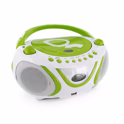 Metronic 477108 Lecteur de CD Lecteur CD portable Vert, Blanc
