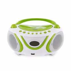 Metronic 477108 Lecteur de CD Lecteur CD portable Vert, Blanc - Vue supplémentaire 4