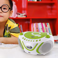 Metronic 477108 Lecteur de CD Lecteur CD portable Vert, Blanc - Vue supplémentaire 8