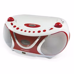 Metronic 477117, Analogique, AM, FM, Lecteur, CD, CD-ROM, CD-RW, 2 W, LCD