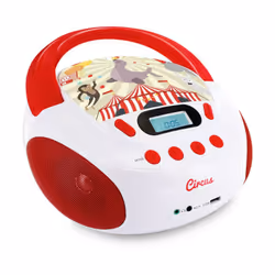 Les enfants vont pouvoir s'évader dans la magie de l'univers amusant du lecteur CD Circus. Son design unique s'intègre parfai ...