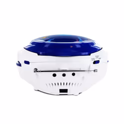 Metronic 477170 Lecteur de CD Lecteur CD portable Bleu, Blanc - Vue supplémentaire 4