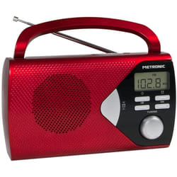 Metronic 477201 Radio portable Numérique Rouge