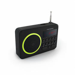 Metronic - Radio portable fm MP3 avec ports USB/micro sd - noir et vert
