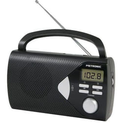 Metronic 477205 Radio portable Numérique Noir
