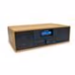 MOOOV 477380 Micro-Chaine Hifi Bluetooth Tuner Radio FM Lecteur CD USB avec Télécommande - Mini Chaîne Vintage Effet Bois