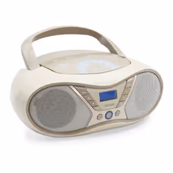 Appréciez les nombreuses fonctionnalités de ce lecteur CD Soft Grey : écoutez vos CD, CD-R, CD-RW, CD-MP3 mais aussi la radio ...