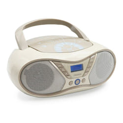 Mooov - Lecteur cd Soft Grey avec radio fm et port usb