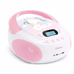 Lunivers du lecteur CD Licorne, avec sa licorne, plaira à tous les enfants et les fera voyager dans un environnement magique  ...