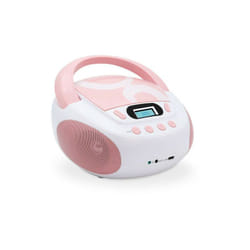 Lecteur cd MP3 enfant avec port usb - rose clair