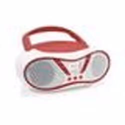 Lecteur CD Portable Cherry Lecture CD-R/CD-RW/CD-MP3 Radio FM Port USB Son Stéréo 6W Poignée - Secteur ou Piles