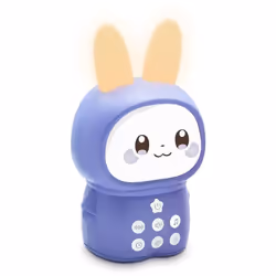 Cette adorable veilleuse lapin offre un éclairage coloré et apaisant, parfait pour accompagner votre enfant dans un sommeil p ...