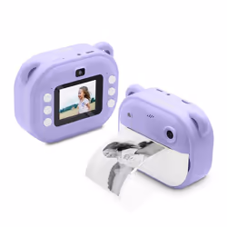 Appareil photo instantané et caméra - violet