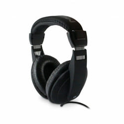 Metronic - Casque tv filaire câble 6 m jack 3,5 mm avec adaptateur 6,35 mm - Noir