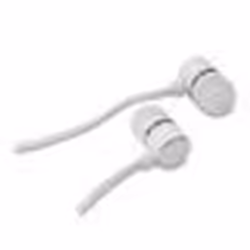 Ecouteurs intra auriculaire avec micro Bluetooth - blanc