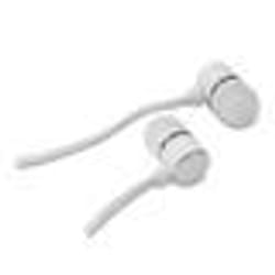 Ecouteurs intra auriculaire avec micro Bluetooth - blanc