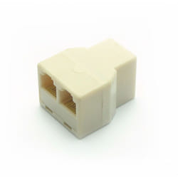 Adaptateur RJ11 fem./2 RJ11 fem. - Blanc