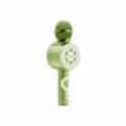 Micro Karaoké avec effets vocaux et lumineux - vert