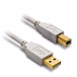 Metronic 1.8m USB 2.0 A/B, 1,8 m, USB A, USB B, USB 2.0, Mâle/Mâle, Beige