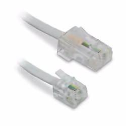 Metronic 495231, 1,8 m, RJ11 / RJ45, Mâle/Mâle, Or, Blanc, 1 pièce(s)