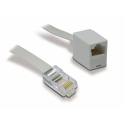 Metronic - Câble Ethernet RJ45 mâle/fem. plat - rallonge 1,8 m