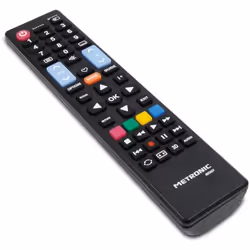 Metronic 495343, TV, IR Wireless, Appuyez sur les boutons, Noir