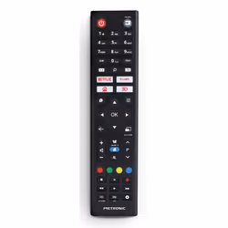 Metronic 495352, TV, IR Wireless, Appuyez sur les boutons, Noir