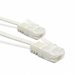 Metronic - Câble Ethernet RJ45 cat 6a mâle/mâle droit plat - ftp 10 m