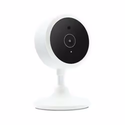 La caméra fixe intelligente Wi-Fi surveille votre foyer en votre absence et vous alerte en cas d'intrusion. De jour comme de ...
