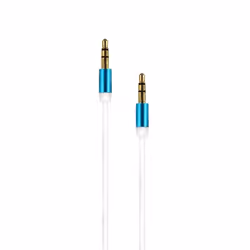 Câble audio jack stéréo 35mm - MOOOV - 12 m - Blanc - Connecteur mâle/mâle - Idéal pour périphériques audio