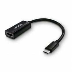 Adaptateur usb-c mâle vers hdmi fem. 0,23 m - noir