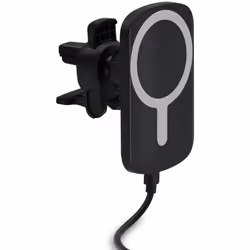 Branchez ce chargeur au port USB-A de votre voiture grâce au câble fourni puis posez très simplement votre smartphone compati ...