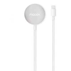 Mooov - Chargeur induction plat compatible MagSafe 15W