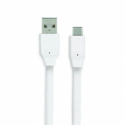 Mooov - Câble usb-c /usb-a plat 3 m - blanc