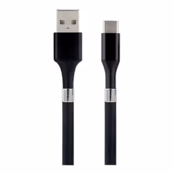 Ce câble permet de connecter un téléphone portable ou une tablette en USB-C à un chargeur ou un ordinateur en USB-A pour char ...