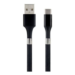 Câble usb-c /usb-a aimanté 2 m - noir