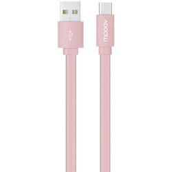 Mooov - Câble usb-c /usb-a plat 1 m - rose poudre