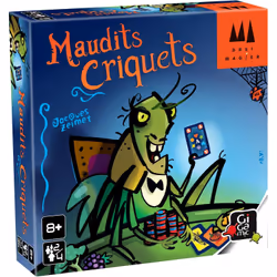 Gigamic Maudits Criquets, Jeu de cartes, 8 an(s)