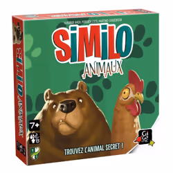 Gigamic SIMILO : ANIMAUX, Jeu de société, 7 an(s), 10 min, Jeu familial