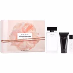 Plus besoin de vous séparer de votre parfum grâce au coffret de parfum pour femme narciso rodriguez for her PURE MUSC. Il con ...