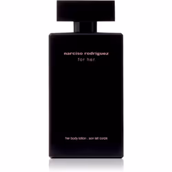 Enveloppez le corps de votre senteur préférée incarnée par le lait corporel Narciso Rodriguez For Her. Il vous procure une hy ...
