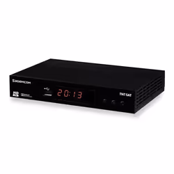 Sagemcom DS81 HD, Satellite, DVB-T2, Noir, Numérique, 1 tuner(s), 193 mm