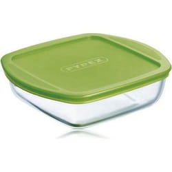 Pyrex PYRG4CCA21H boîte hermétique alimentaire Carré Vert, Transparent 1 pièce(s)