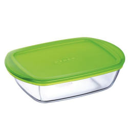 Pyrex PYRG4CRC28H boîte hermétique alimentaire Rectangulaire Vert, Transparent 1 pièce(s)