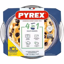 Pyrex Casserole avec Couvercle Essentials 1,4 L Transparent verre