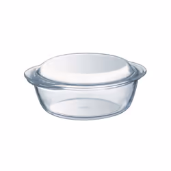 Pyrex Casserole avec Couvercle Essentials Transparent verre 2,1 L