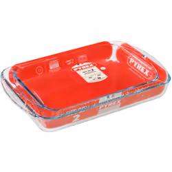 Pourquoi se limiter à un seul plat quand on peut en avoir deux, adaptés à toutes vos envies ? Ce set de 2 plats rectangulaire ...