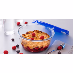 Pyrex 287PG00 boîte hermétique alimentaire Rond Bol 0,7 L Bleu, Transparent 1 pièce(s)